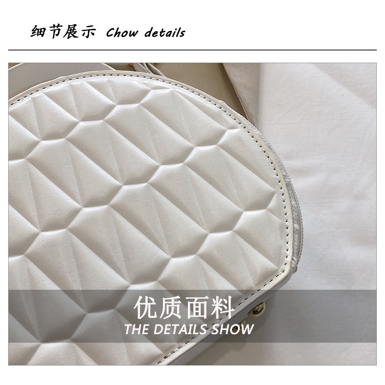 Túi Đeo Chéo Hình Tròn Nhỏ Thêu Họa Tiết Thời Trang Mùa Xuân 2023 Cho Nữ