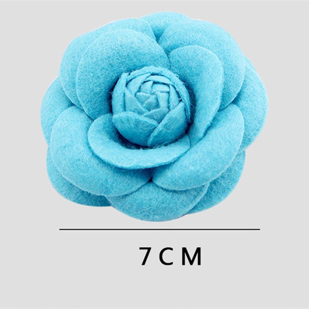 Set 2 Phụ Kiện Kẹp Trang Trí Giày Cao Gót Hình Hoa Trà Dễ Thương