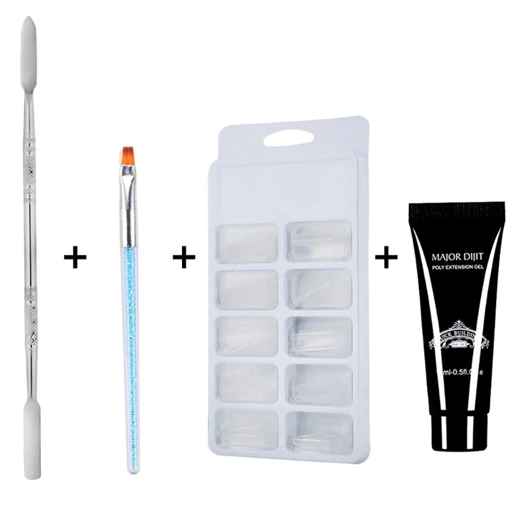 Bộ 4 Dụng Cụ Nối Dài Móng Tay Có Đèn LED UV