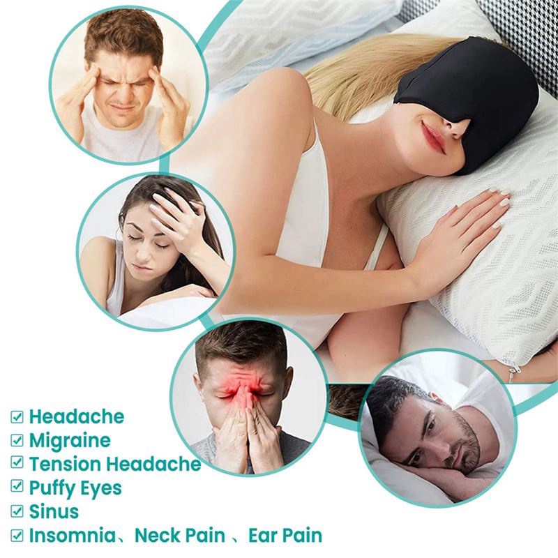 Băng Gel Lụa Làm Mát Bảo Vệ Mắt Có Thể Thu Gọn