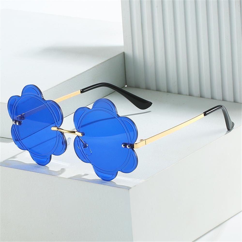 MAXG Kính Mát Không Gọng Đính Hoa Thời Trang Đi Biển