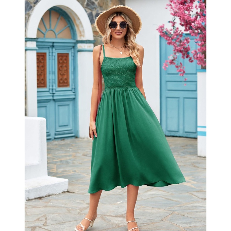 Đầm Hai Dây Dáng Ôm Thời Trang Cho Nữ