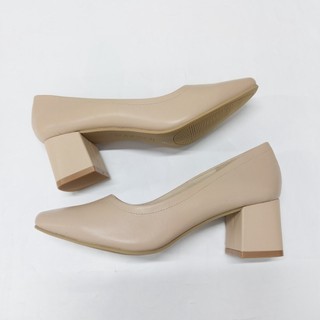 [Có sẵn] [Rẻ vô địch] [Giá hủy diệt] [Ảnh thật] Giày SUPERSOFT gót trụ, mũi vuông 5cm