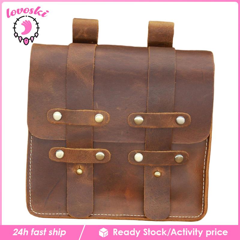 Túi Đeo Hông Bằng Da PU Phong Cách Vintage Thời Trang Đi Bộ