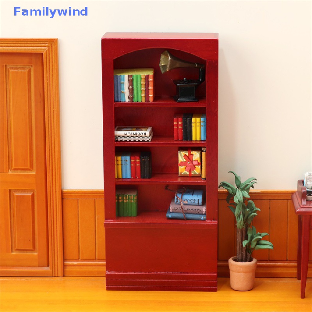 Mô Hình Kệ Sách 1: 12 Dùng Để Trang Trí Nhà Búp Bê