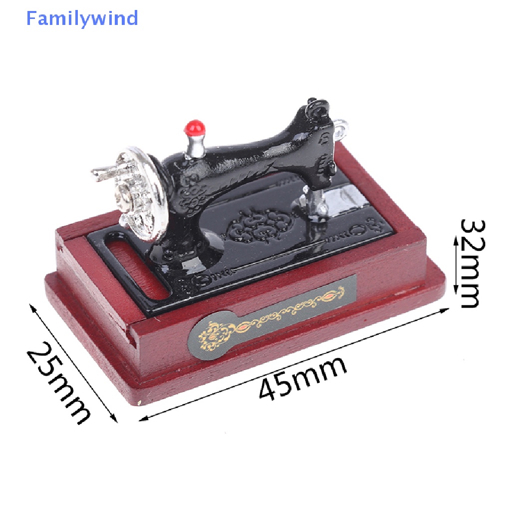 Mô Hình Máy May 1: 12 Trang Trí Nhà Búp Bê