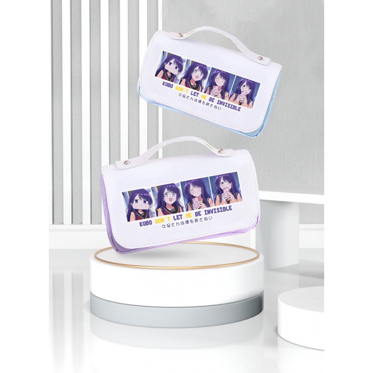 Kubo Won't Let Me Be Invisible anime and manga Two-Dimensional Kubo Jusaki around pencil pouch large stationery box students junior