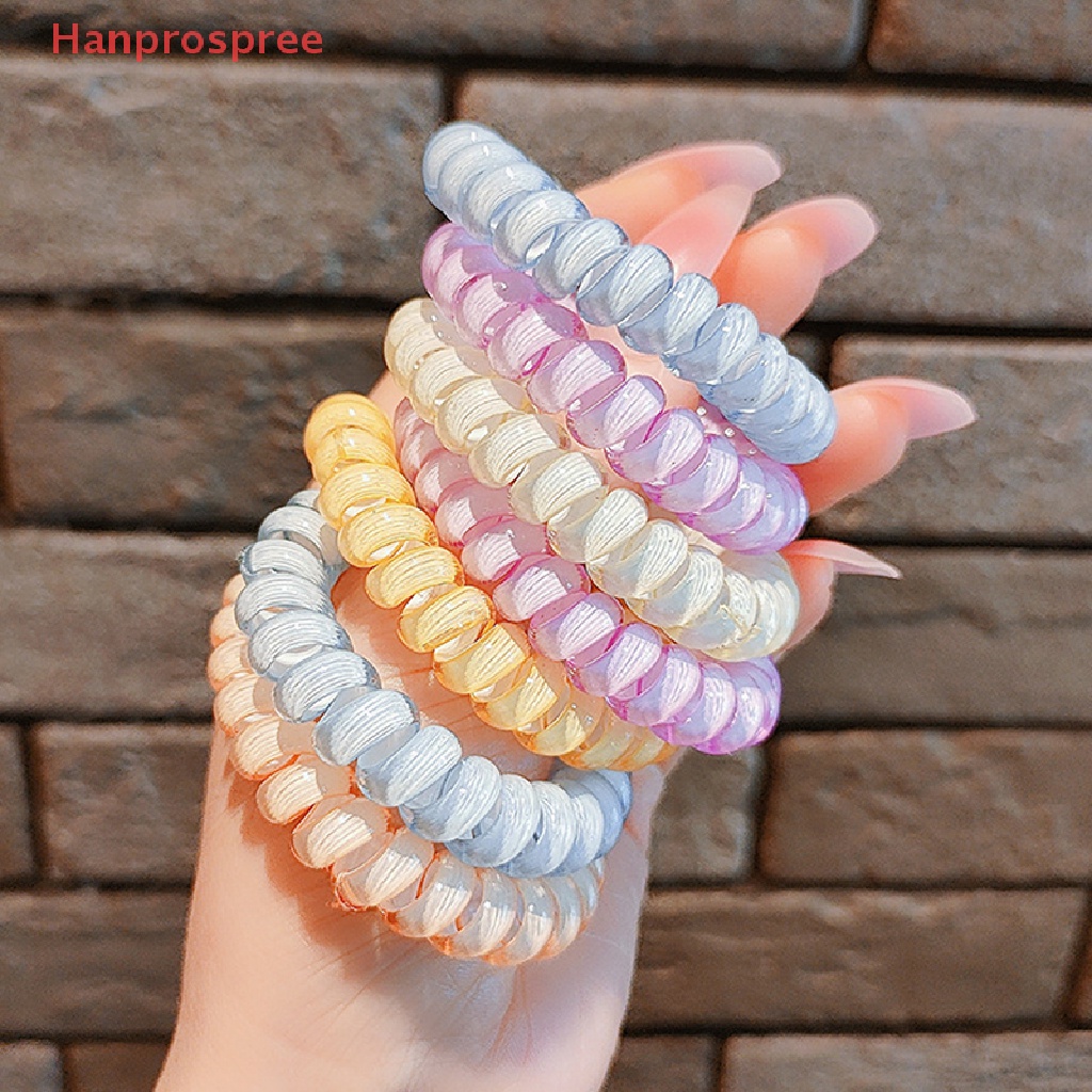 Dây Buộc Tóc Màu Thạch Trong Suốt Phong Cách Hàn Quốc Cho Nữ