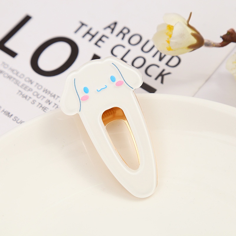 Kẹp Tóc Mái Bên Họa Tiết Hoạt Hình Phong Cách Nhật Bản Kiểu Mới Cho Bé Gái Sanrio Cinnamon bb