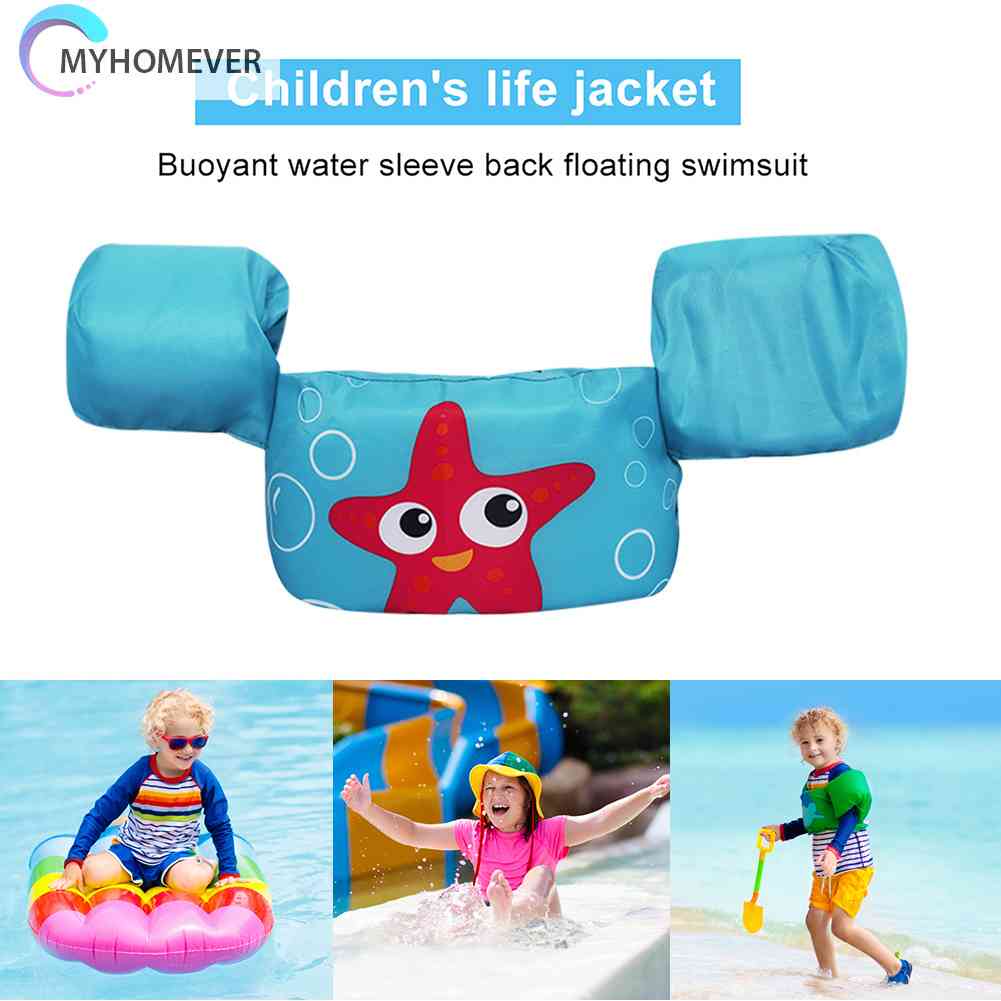 Phao Bơi Dạng Vest Không Tay Có Thể Điều Chỉnh Dành Cho Trẻ Em