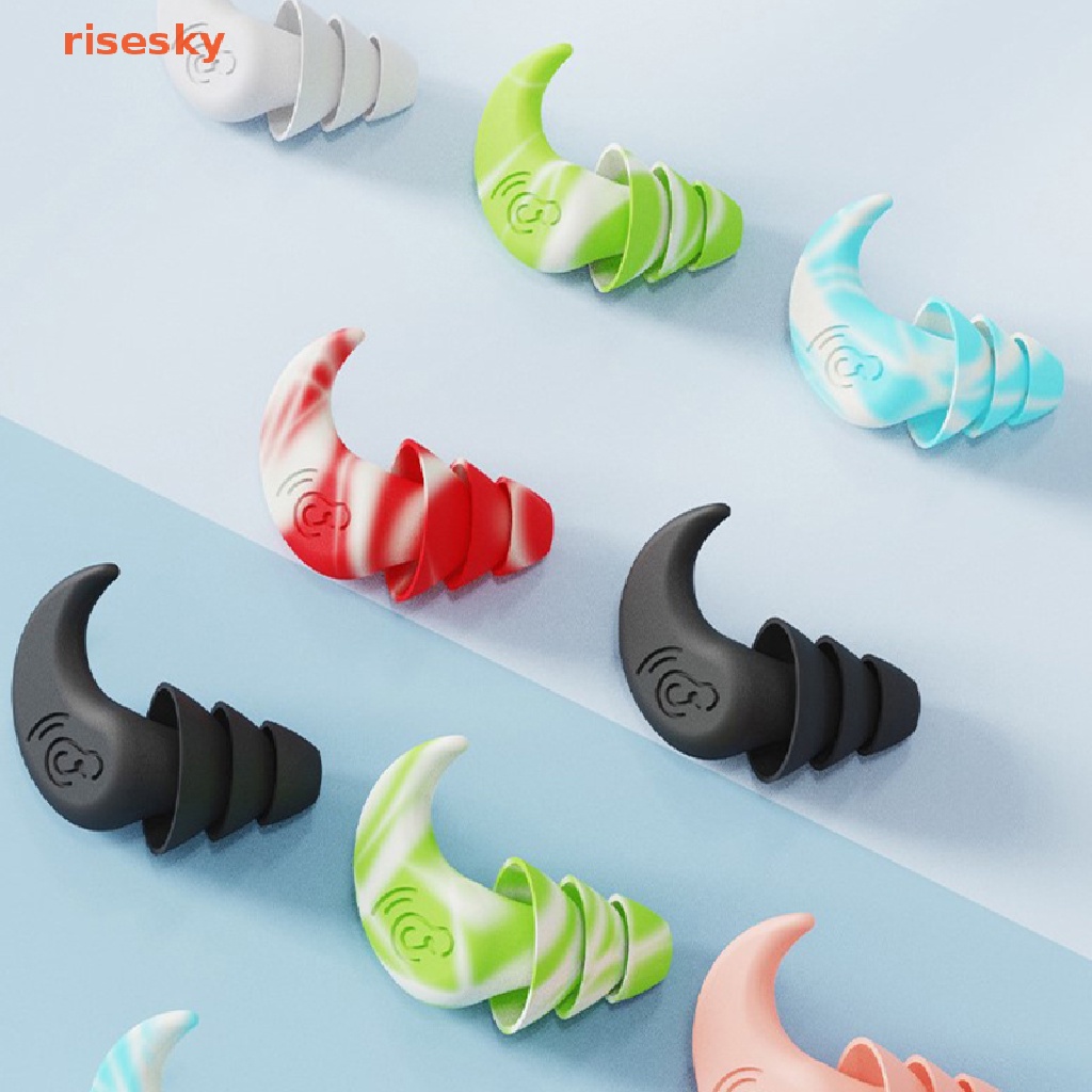 1 Cặp Nút Bịt Tai Chống Ngáy Bằng Silicone Tiện Dụng Khi Ngủ