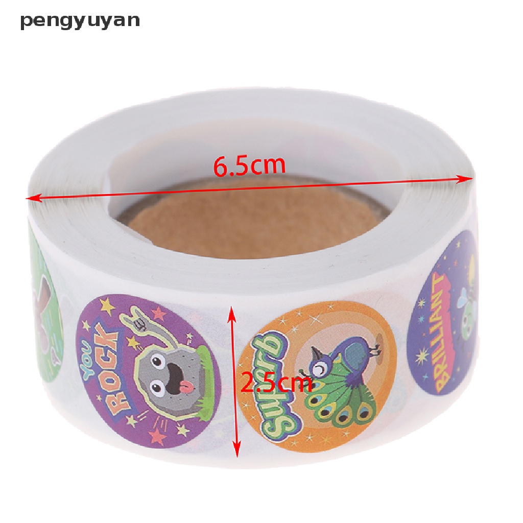 [pengyuyan] Cuộn 500 Miếng Dán Phần Thưởng Động Lực Cho Học Sinh [Mới]