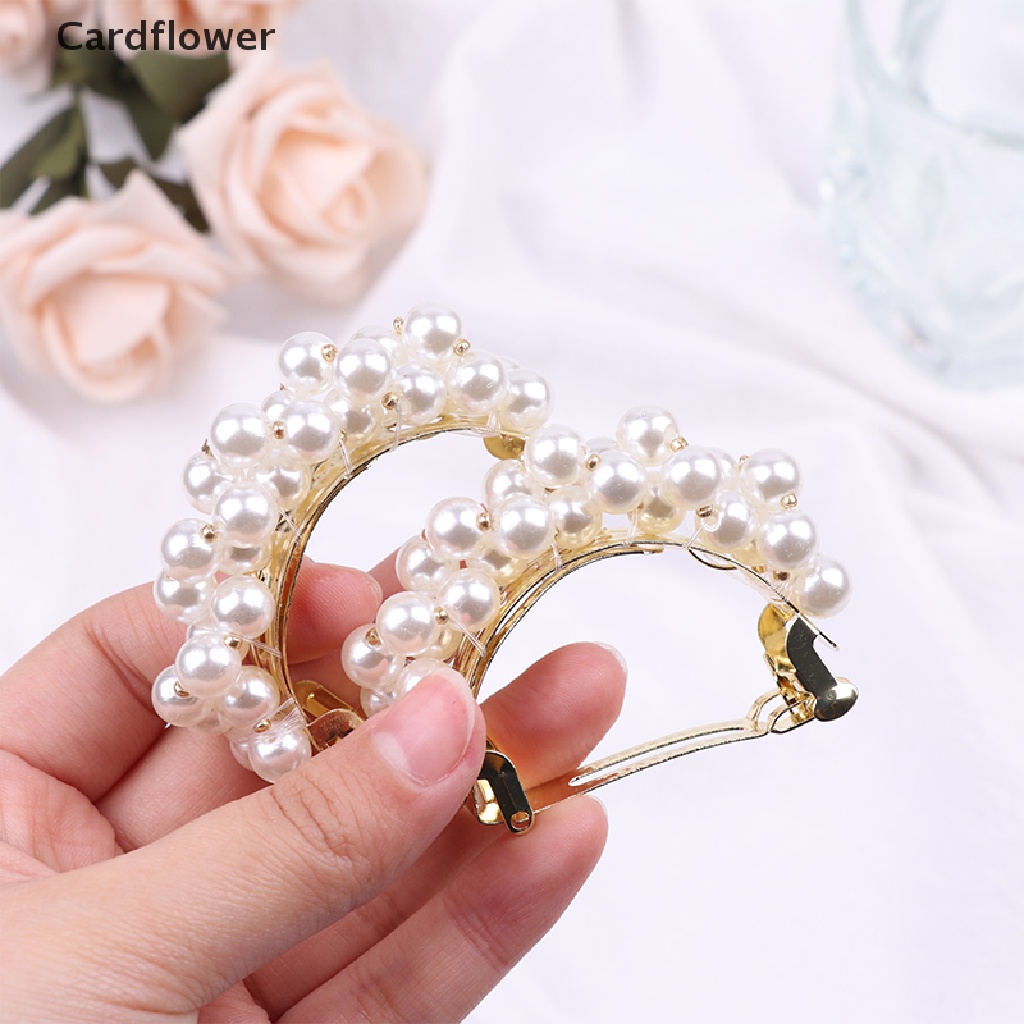 Kẹp Tóc Đính Ngọc Trai Thanh Lịch Dành Cho Nữ