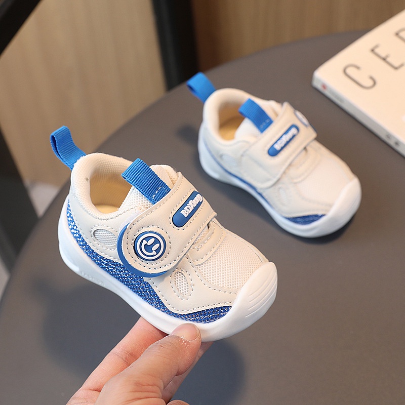 Giày Thể Thao Đế Mềm Thoáng Khí Cho Bé 0-3 Tuổi