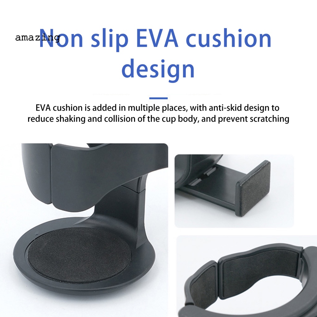 1 Bộ Giá Đỡ Cốc Nước / Gạt Tàn Thuốc Bằng Nhựa Gắn Lỗ Thông Gió Xe Hơi