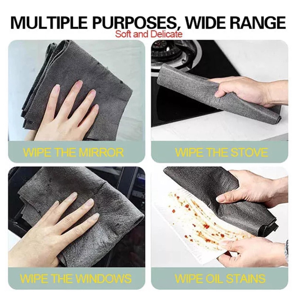 Khăn Lau Kính Ma Thuật Không Để Lại Dấu Vết Cho Xe Hơi U6I7