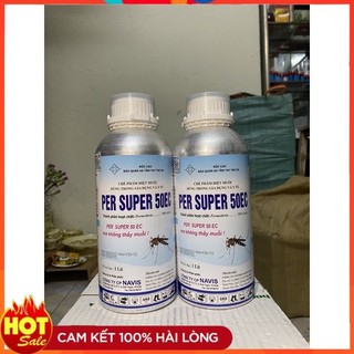 Thuốc muỗi chai nhôm per super 50ec - 1lít .