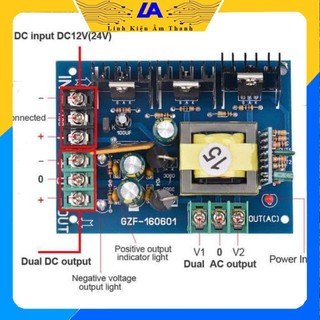 mạch chuyển từ 12v sang +- 12v mạch chuyển nguồn đơn sang đôi dòng cao