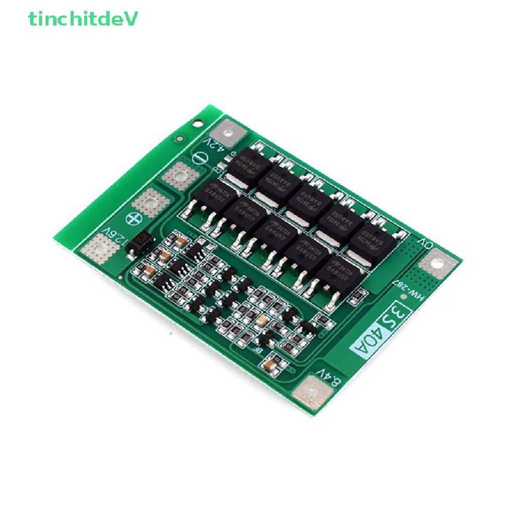 Mô Đun Bảo Vệ Động Cơ Khoan 12.6V 3S 40A Li-ion BMS Chuyên Dụng