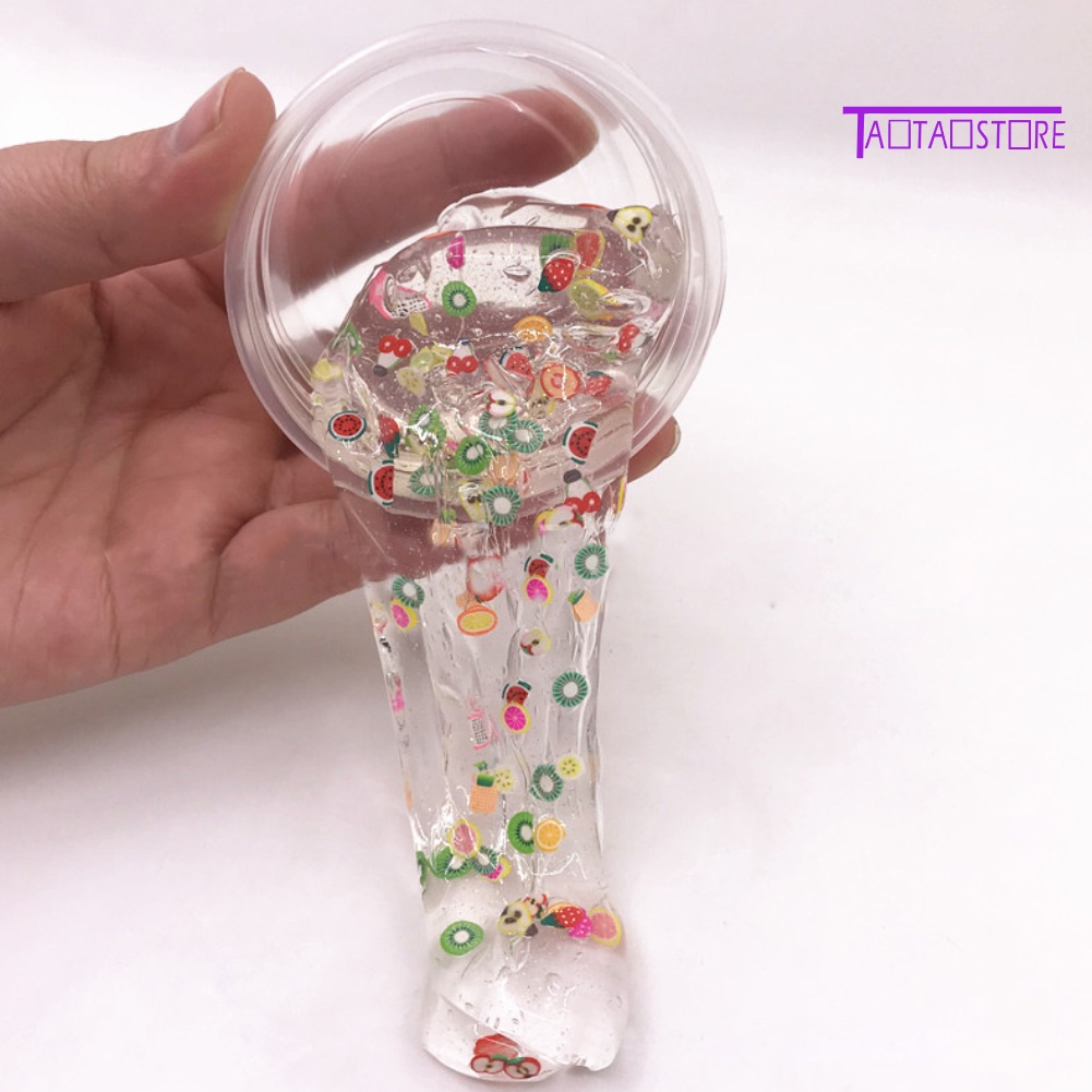 Đồ Chơi Slime Trái Cây Trong Suốt Giúp Giảm Căng Thẳng