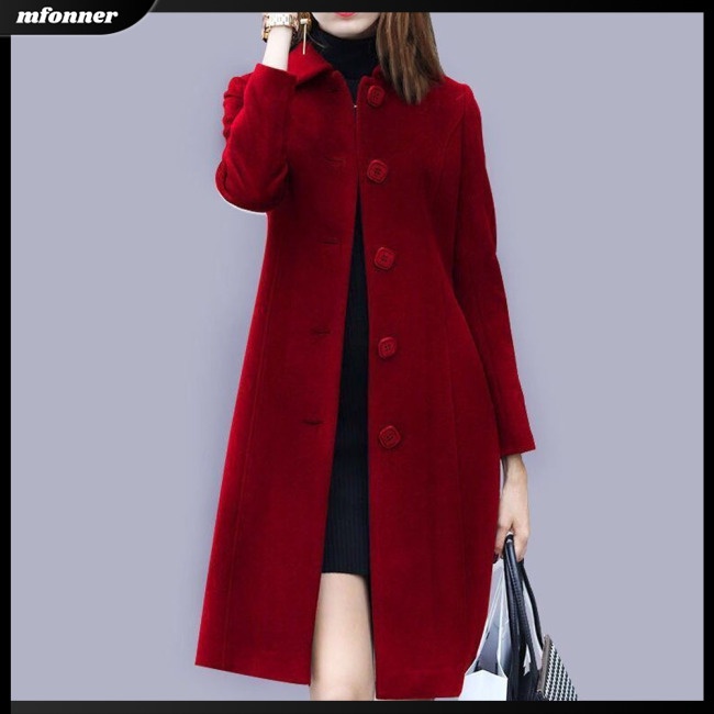 Áo Khoác Tay Dài Ôm Dáng Màu Sắc Đơn Giản Thoải Mái Cho Nữ