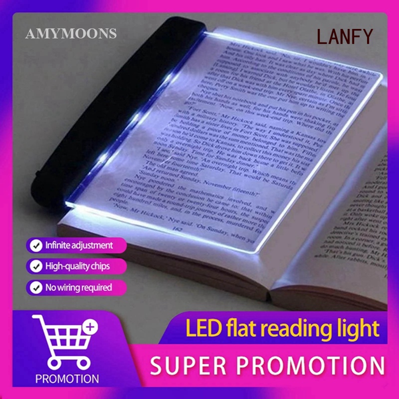 Đèn Led Phẳng Đọc Sách Bảo Vệ Mắt Ban Đêm Đa Năng Cho Học Sinh