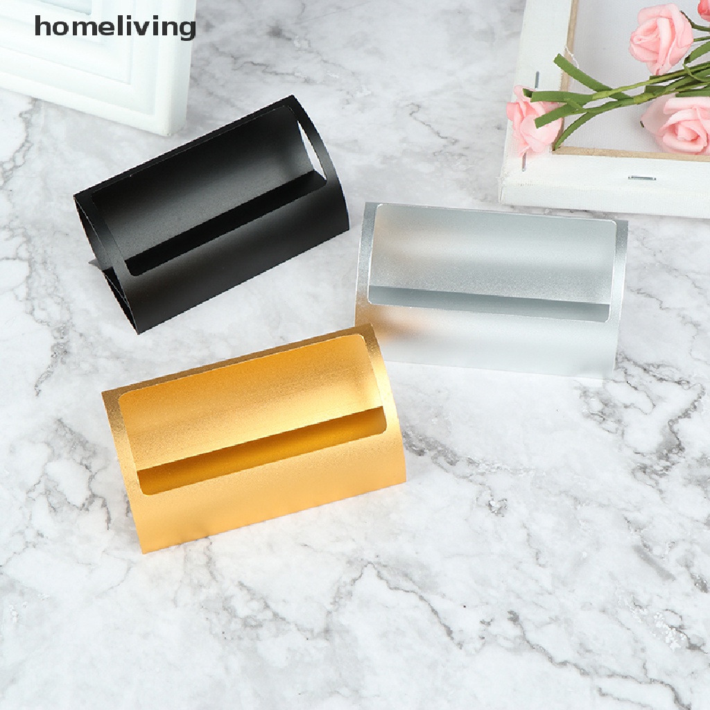 Kẹp Giữ Thẻ Ghi Chú Bằng Kim Loại Tiện Dụng Cho Văn Phòng