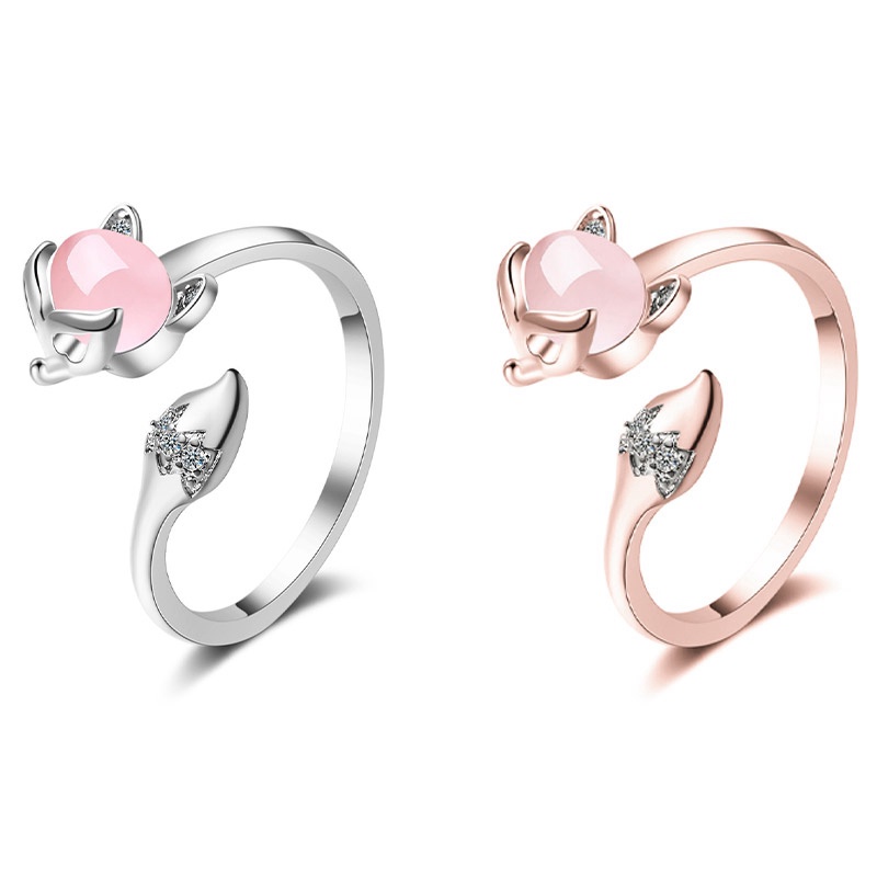 Nhẫn Mạ Bạc 925 Đính Đá Zircon Thời Trang Cho Nữ