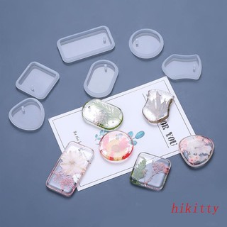 Khuôn Silicone Đục Lỗ Làm Resin Epoxy Resin Pha Lê UV DIY Treo Tường