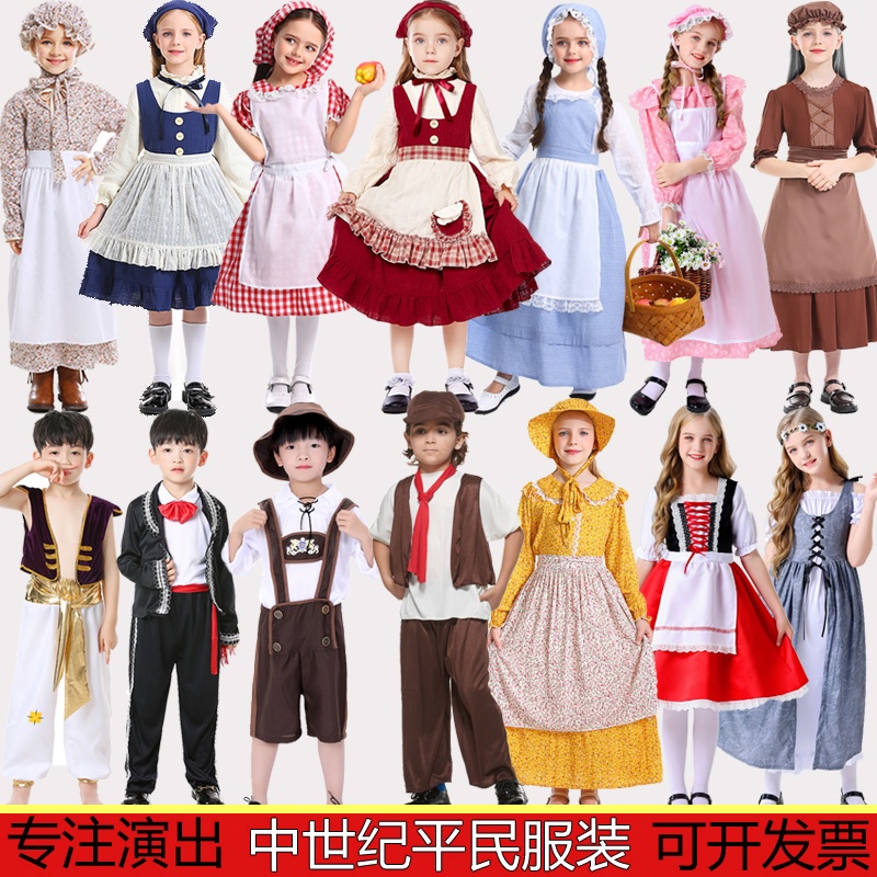 Trang Phục Hóa Trang Halloween Nhân Vật Nàng Tiên Thời Trung Cổ Châu Âu Cho Bé