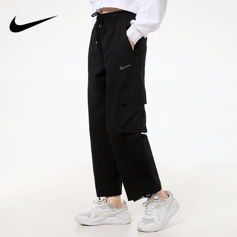 Quần Thể Thao Nike 100% Chính Hãng Dáng Rộng Thoáng Khí Phong Cách Hip Hop