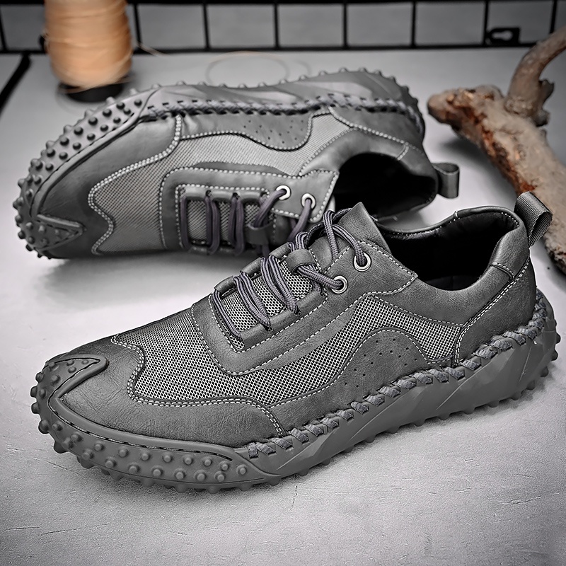 Size 38-46 Thời trang giày nam giày thể thao giày chạy bộ giày leo núi giày chạy bộ nam giày asia sport giày nam thoáng khí Da bò dép nam