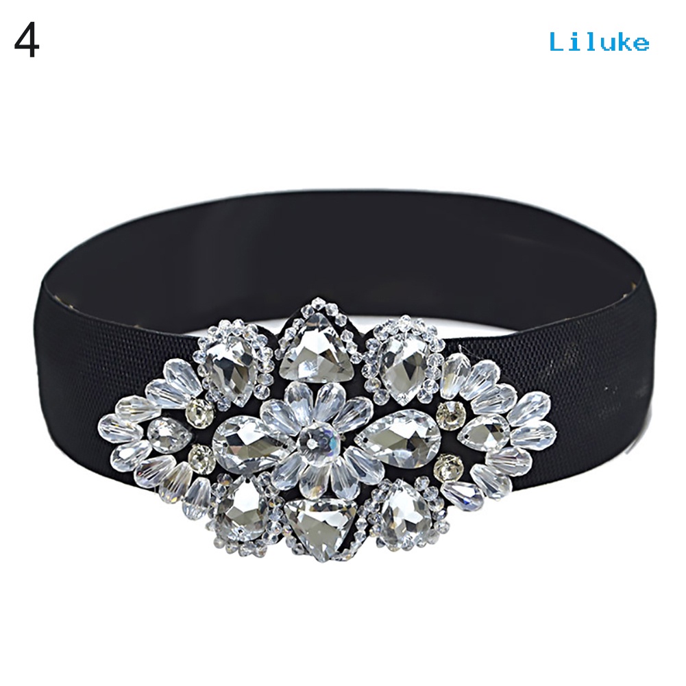 Thắt lưng đính kim cương nhân tạo nhiều màu dành cho nữ