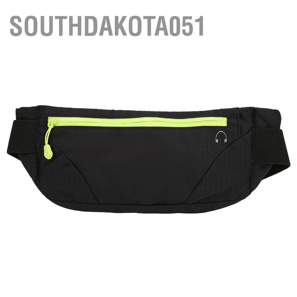 Southdakota051 Chạy bộ thể thao Túi thắt lưng Unisex Tập dục Thắt siêu mỏng Gói chống nước đa chức năng