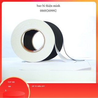 Băng dính 2 mặt xốp xanh cuộn to sieu dai siêu dính