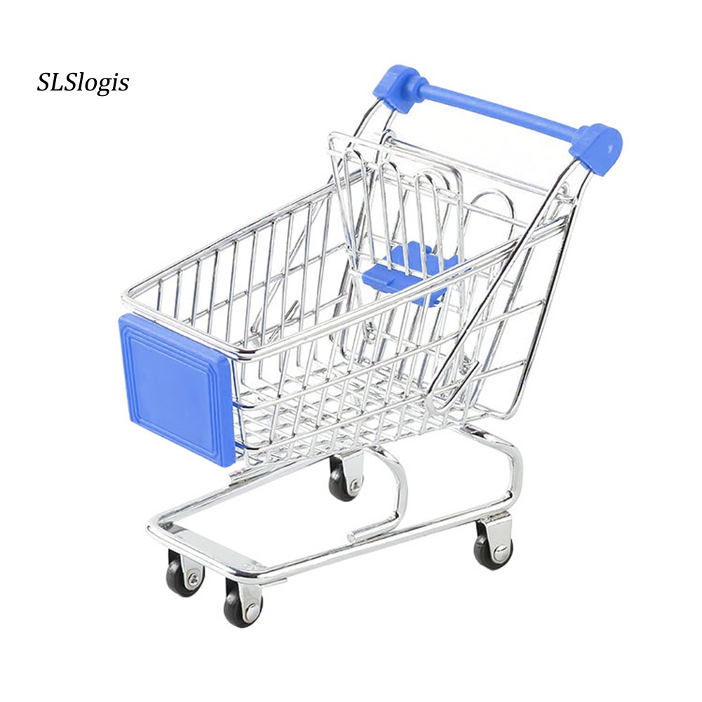 Xe Đẩy Siêu Thị Mini Đồ Chơi Dành Cho Chim Vẹt Chuột Hamster