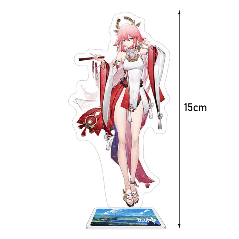 Giá Đỡ Mô Hình Nhân Vật Anime Genshin Va Chạm Margot3 Bằng Acrylic Trang Trí Bàn Làm Việc