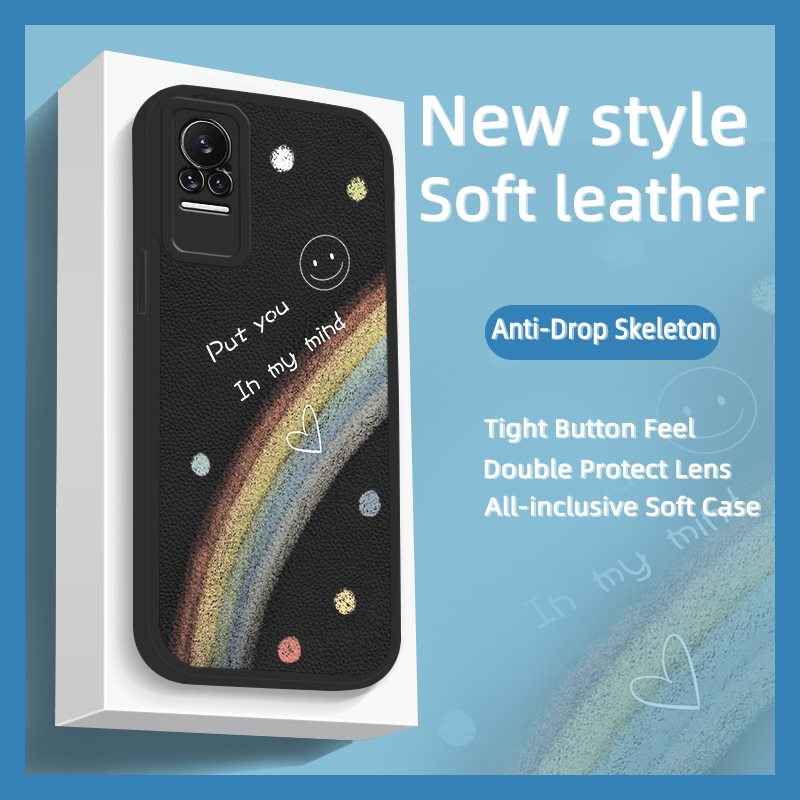 Silica gel cute Phone Case For Xiaomi Civi 5G/Civi 1S luxurious The New advanced anti-fall airbag Men's and Women's leather