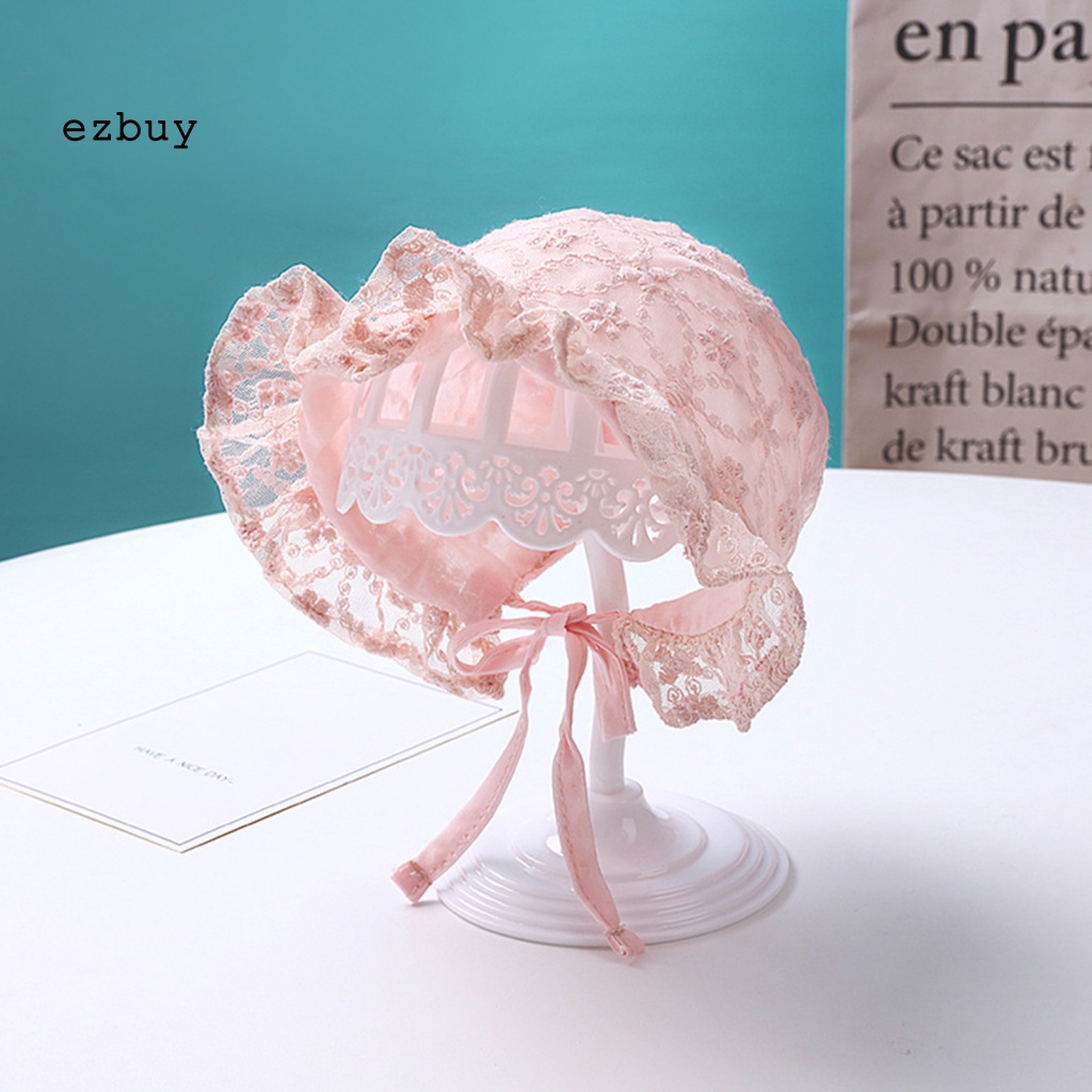 Mũ Lưới Thoáng Khí In Họa Tiết Hoa Xinh Xắn Thời Trang Mùa Hè Cho Bé