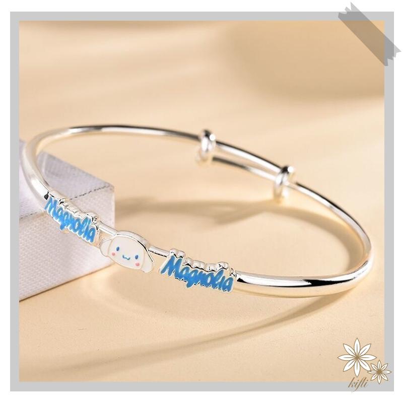 SANRIO Vòng Đeo Tay Họa Tiết Cinnamoroll My Melody Kuromi Hello Kitty Thời Trang Dành Cho Nữ