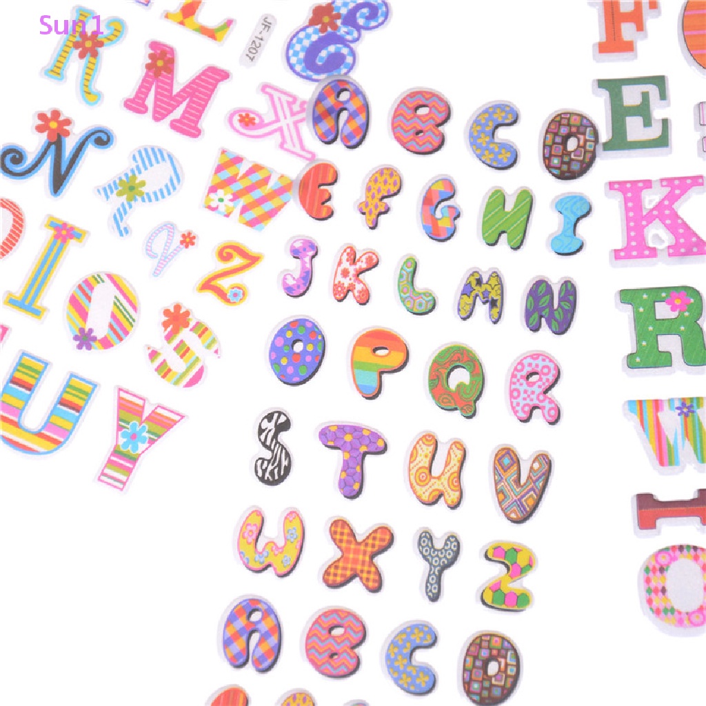 Bộ 6 Tấm Sticker Dán Họa Tiết Hoạt Hình 3D Dễ Thương Bắt Mắt