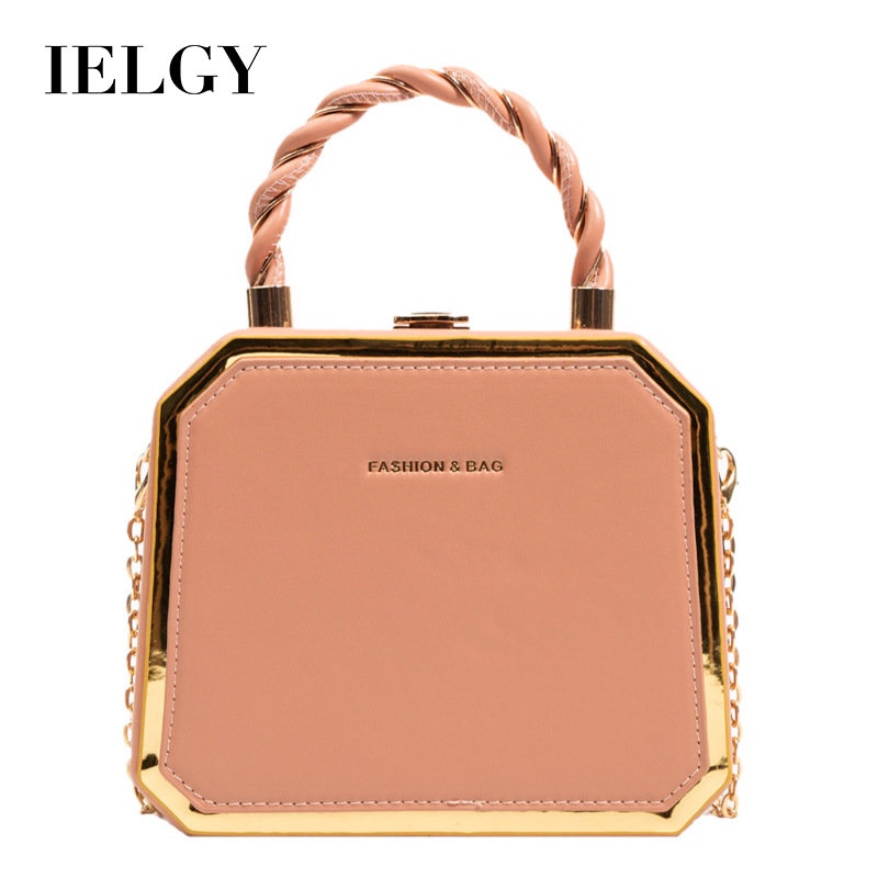 Túi Đeo Vai Một Bên Vai Phối Dây Xích Phong Cách Hàn Quốc Cho Nữ