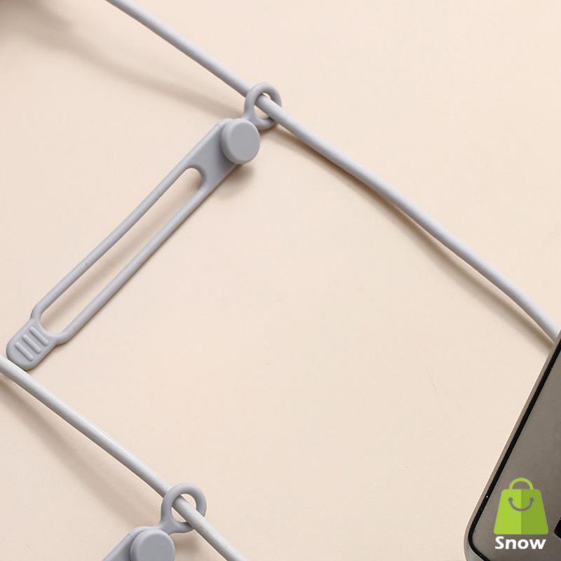 20 Cái Kẹp Hoàn Thiện Dụng Cụ Sắp Xếp Dây Kẹp Cáp Kẹp Khóa Dụng Cụ Giữ Cố Định Dây, Đường Dây Điện Thoại Dữ Liệu Máy Cuộn Usb