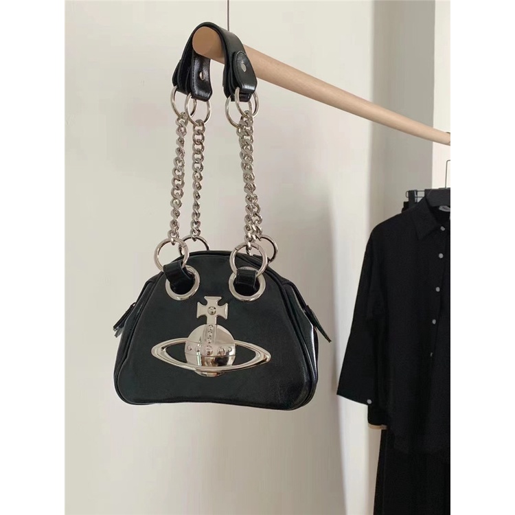 Túi Đeo Vai Vivienne Westwood YK2 Phong Cách Punk Mới Cho Nữ