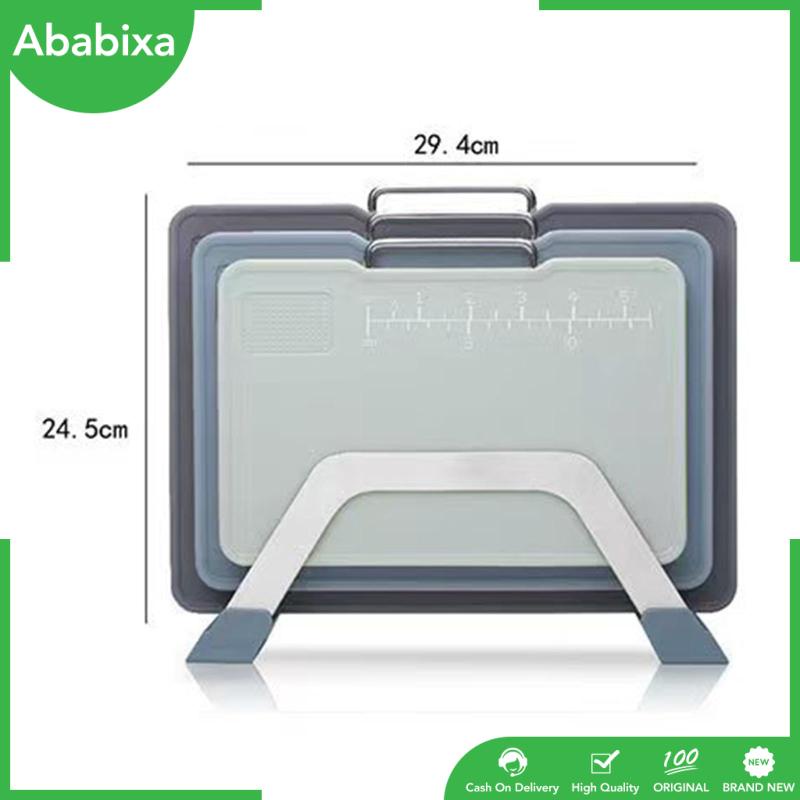 Bộ 3 Tấm Thớt Cắt Chống Trượt Dễ Lau Chùi Dùng Trong Nhà Bếp