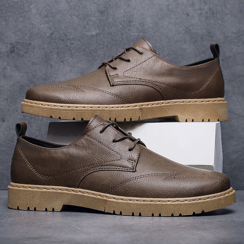 Giày đen giày tây nam giày tây giày da nam công sở giày đen chất lượng cao giày nam Thời trang dép nam giày dép