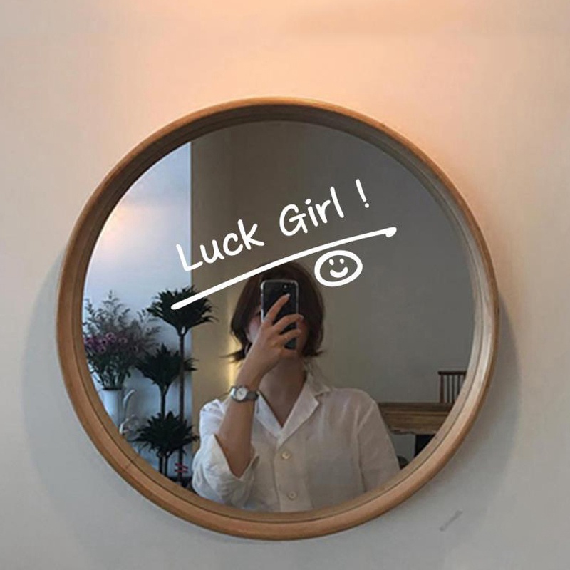 Sticker PET Trong Suốt Họa Tiết Mặt Cười Màu Trắng Đen Chống Thấm Nước Trang Trí Sổ Tay