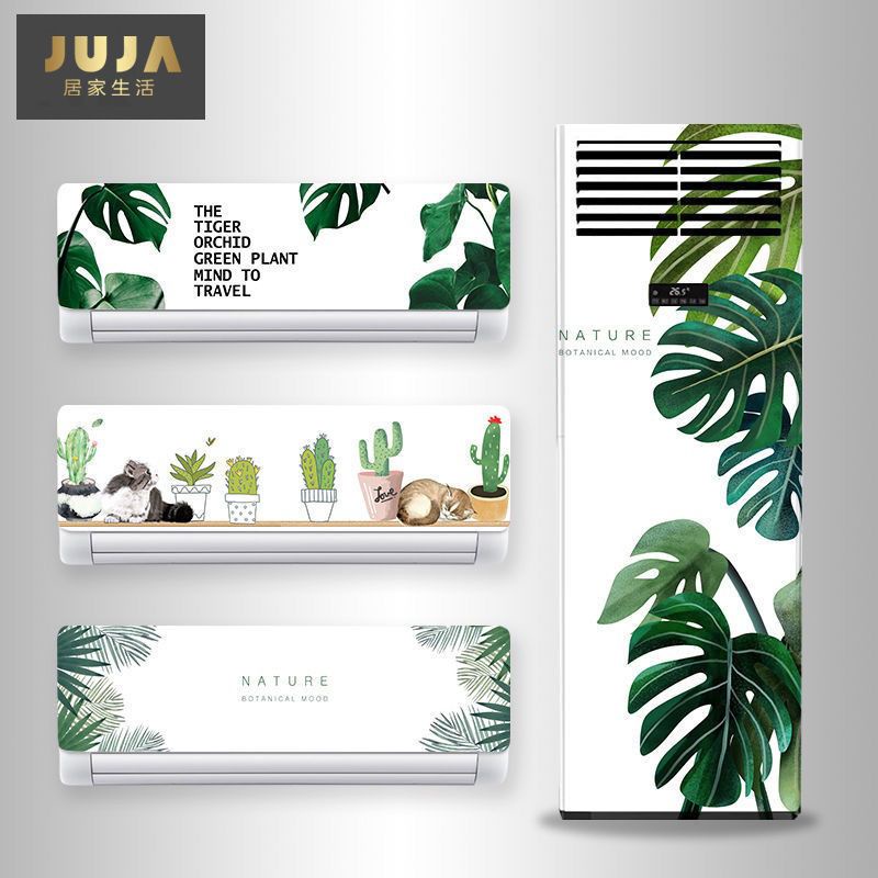 Miếng Dán Trang Trí Máy Điều Hòa Họa Tiết Vân Đá Cẩm Thạch Phong Cách Bắc Âu Độc Đáo