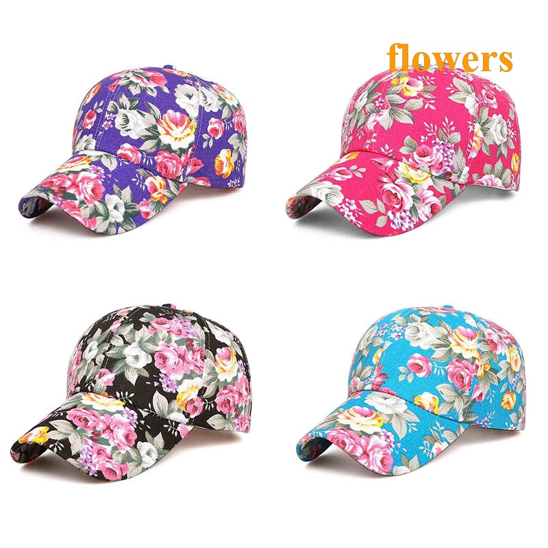 Mũ Lưỡi Trai Thêu Hoa Thời Trang Nữ Tính