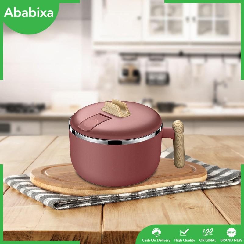 Tô Nấu Mì Ramen Bằng Thép Không Gỉ Tiện Dụng Mang Theo Du Lịch / Dã Ngoại